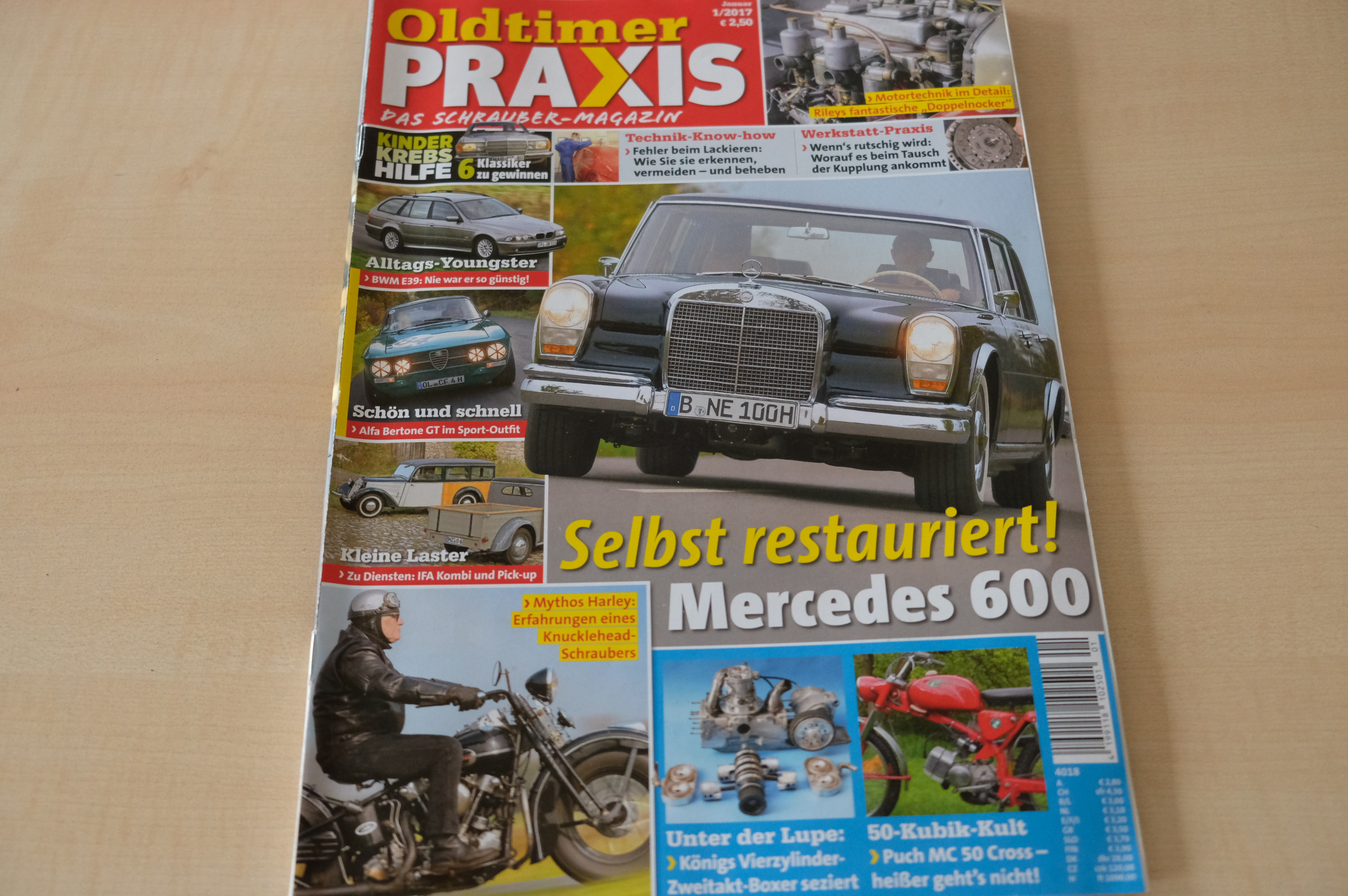 Deckblatt Oldtimer Praxis (01/2017)
